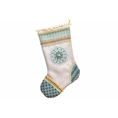 Набор для шитья и вышивания Матренин посад носочек Морозное утро, 19*30см