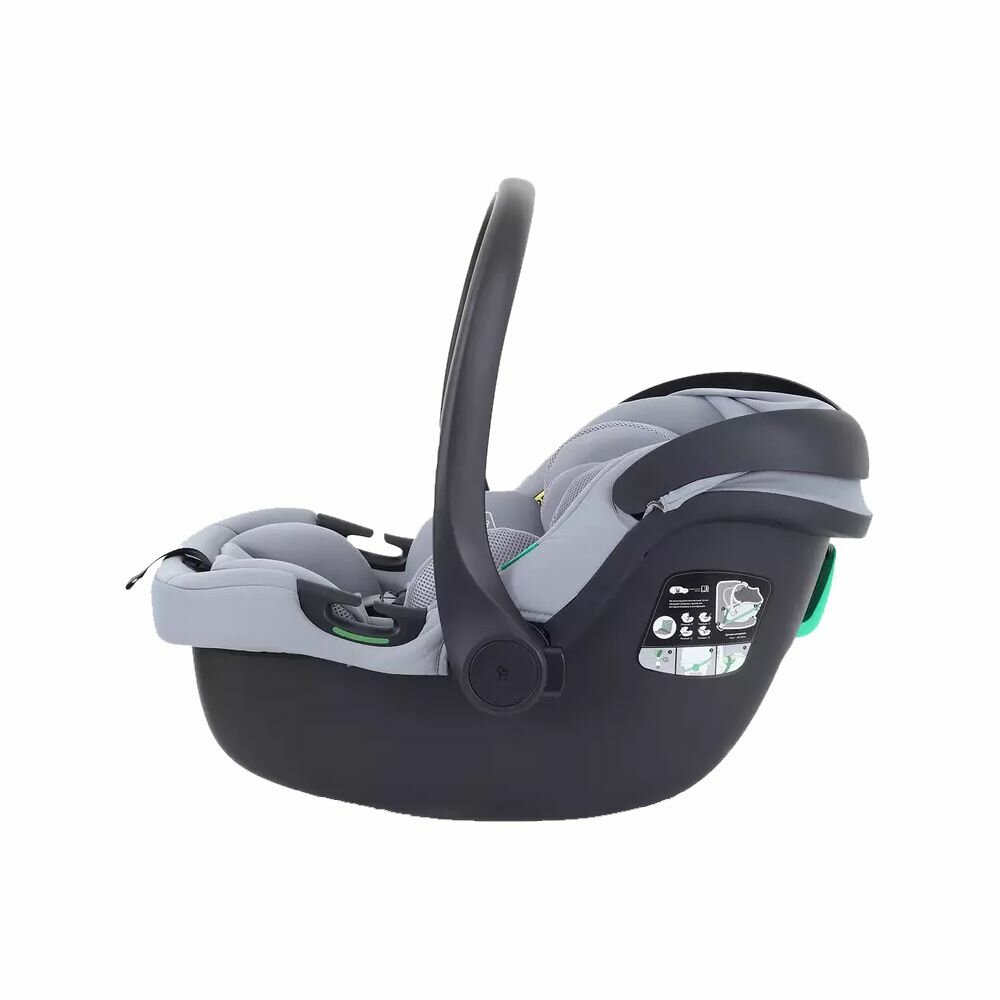 Обзор: RANT Carry 2.0 AY329, автолюлька до 1 года гр.0 (0-13 кг), цвет Black