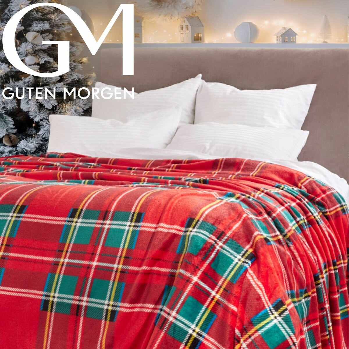Покрывало (плед) Guten Morgen Велсофт Шотландия 150х200 см