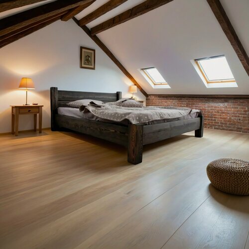 Изображение товара Двуспальная кровать из массива дуба "Александра" 180x200