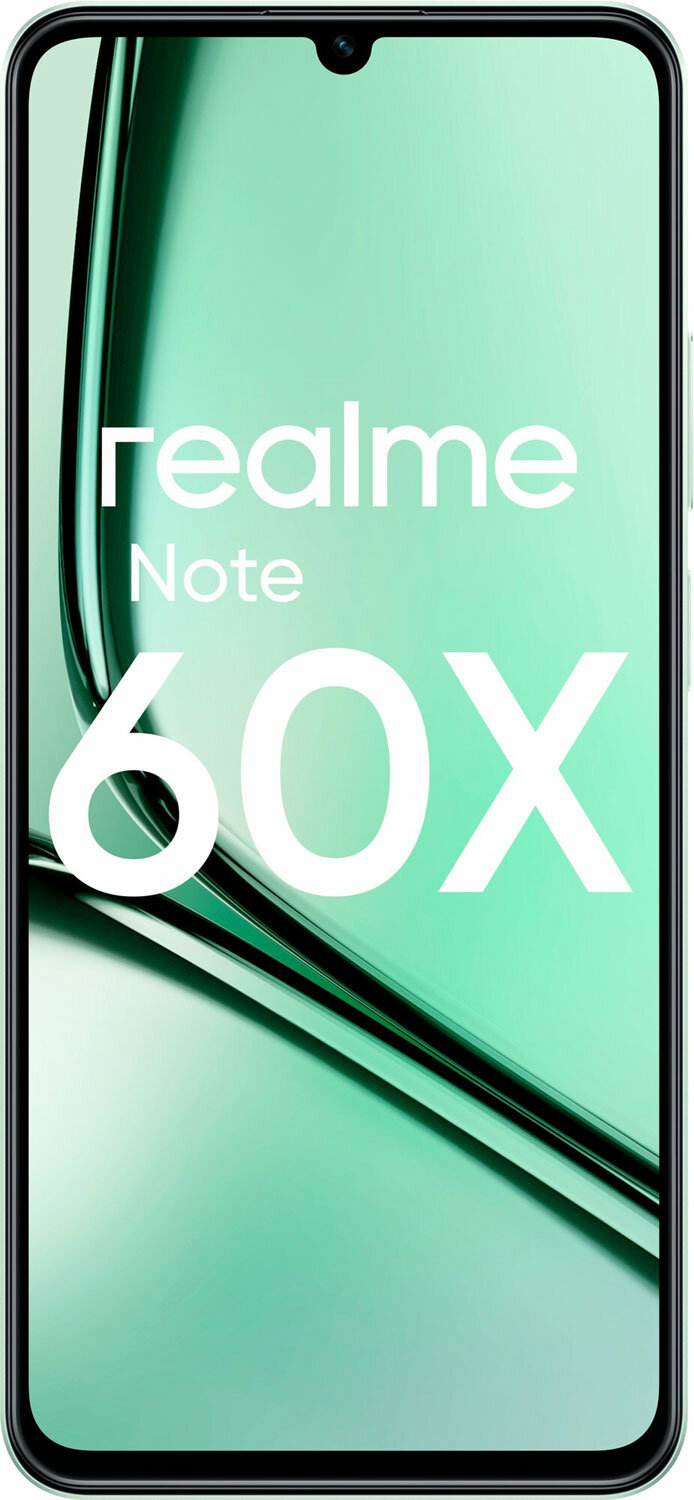 Смартфон Realme Note 60x RMX3938 64Gb 3Gb зеленый — фото 1