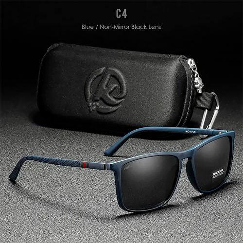 Солнцезащитные очки KDEAM, черно-синий