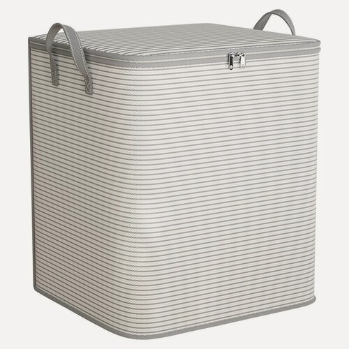 Изображение товара Коробка для хранения, для одеял и сумок, пыленепроницаемая, текстиль, серый