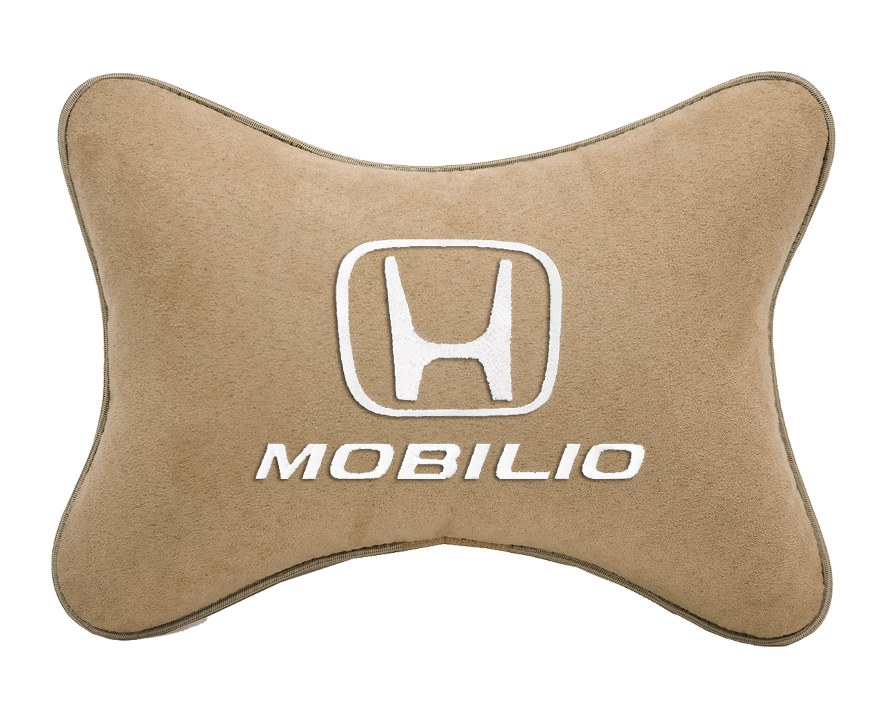 Подушка на подголовник бежевая алькантара HONDA Mobilio