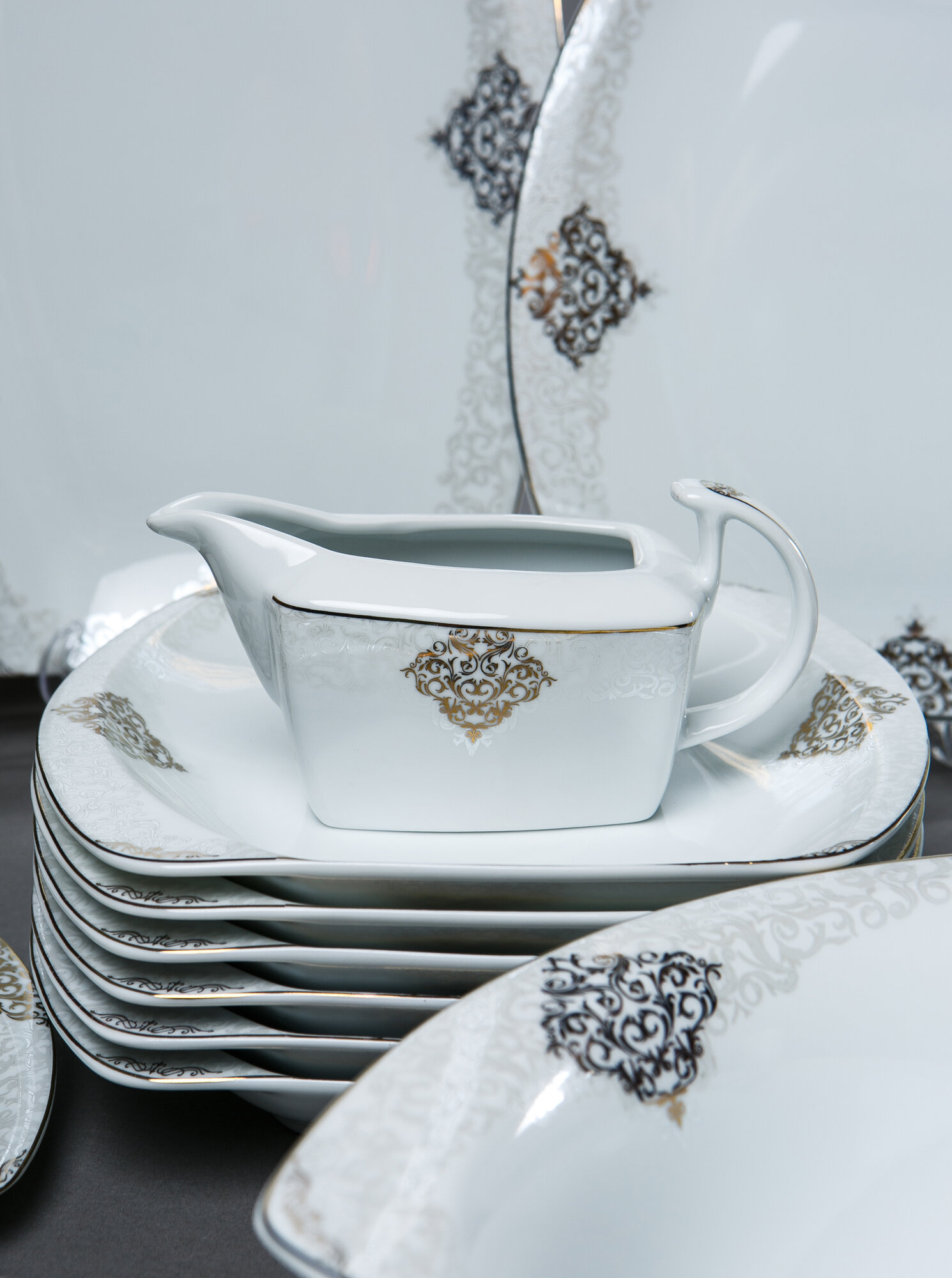 Сервиз столовый. Wertvolleperle Germany. Modern 30 Pcs dinner set (Столовый набор 30 предметов) на 6 персон — фото 1