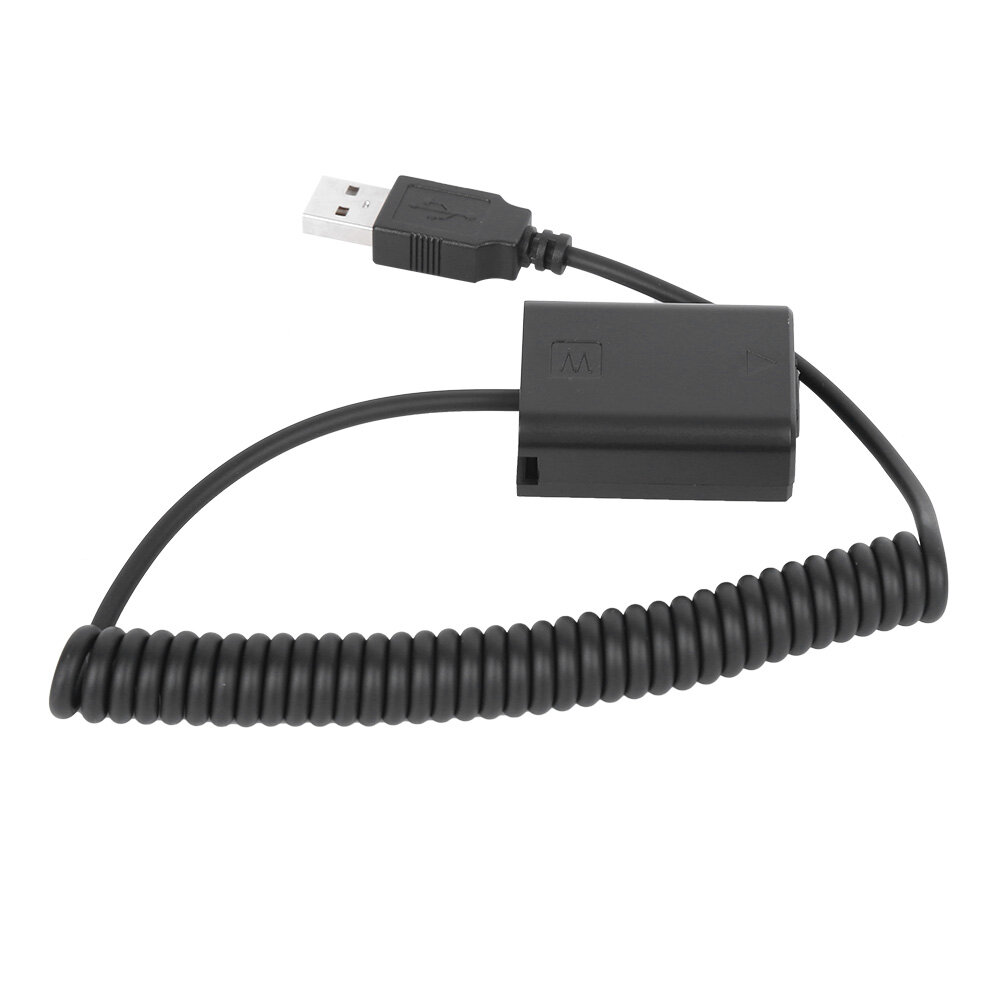 FW50 Черный ABS Полный декодер 5 В 2 А USB-порт-пустышка Аккумулятор с пружинным проводом для камеры Sony A7 A3000 A6300 RX10