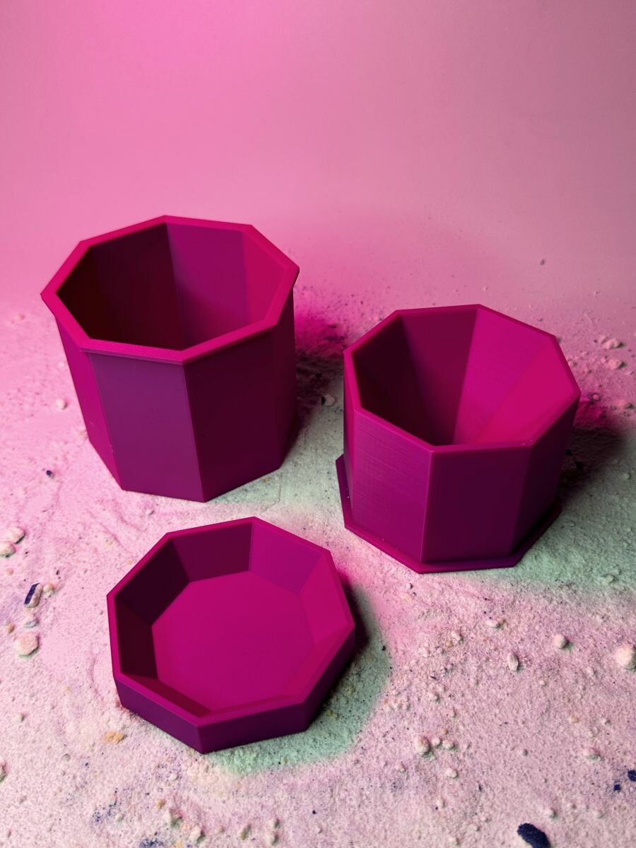 3D форма для бомбочек Алмаз 9 см — фото 1