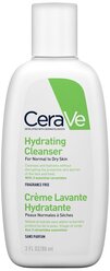 CeraVe крем-гель увлажняющий очищающий для нормальной и сухой кожи лица и тела, 88 мл