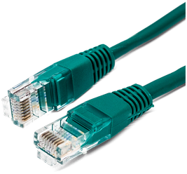 Патч-корд U/UTP 5e кат. 3м Filum FL-U5-3M-G, кабель для интернета, 26AWG(7x0.16 мм), омедненный алюминий (CCA), PVC, зелёный