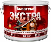 Защитно-декоративное покрытие акватекс экстра (рябина / 9л.)