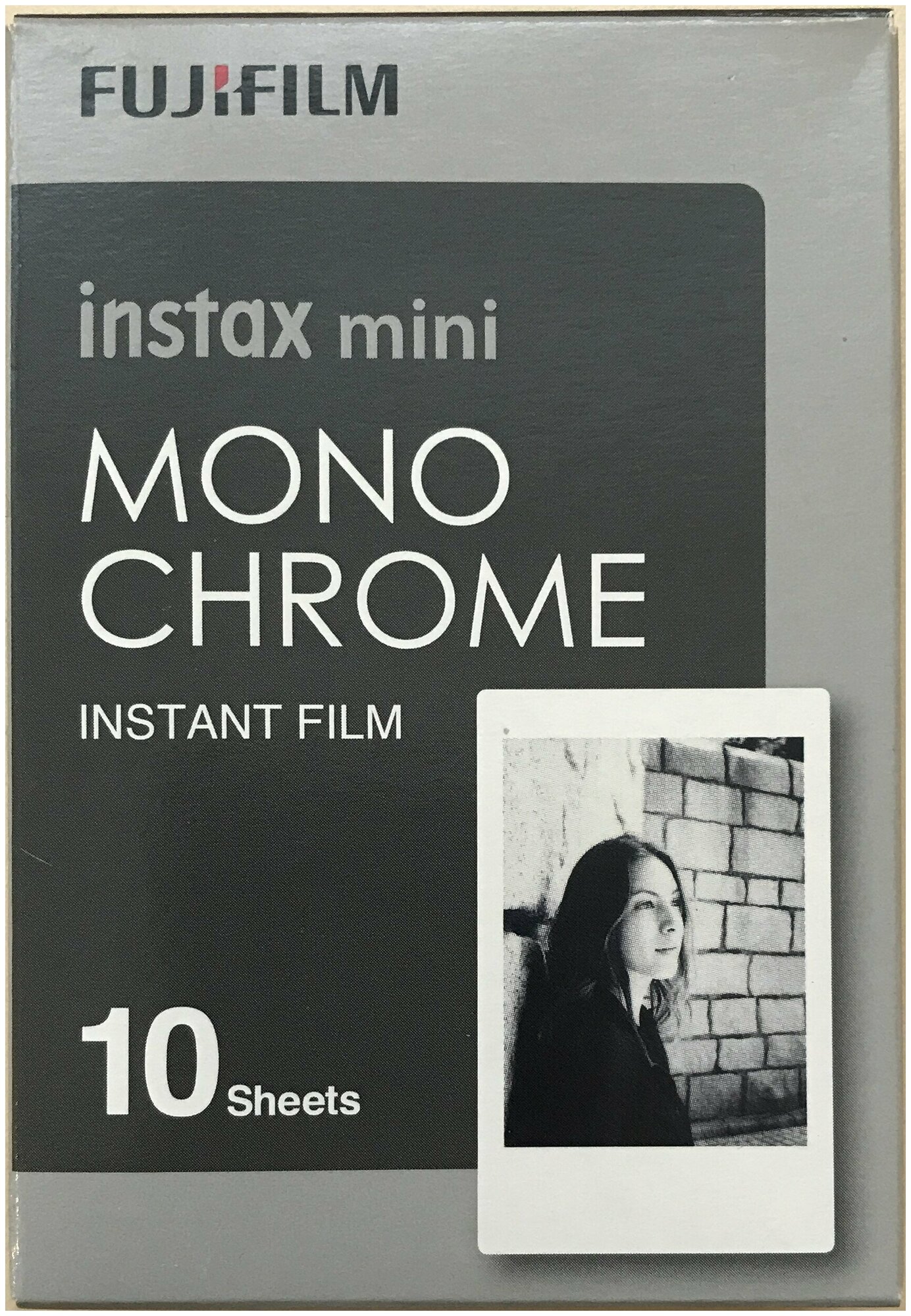 Картридж для фотоаппарата Fujifilm Colorfilm Instax Mini. Черно-белая серия Monochrome.