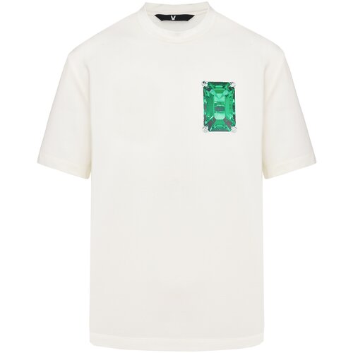 Футболка KChTZ, размер M, белый футболка kchtz размер m зеленый белый