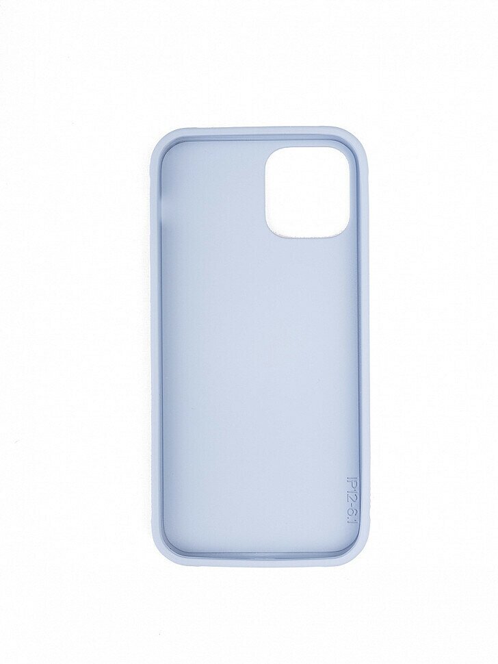 Чехол силиконовый для Apple iPhone 12 Mini 5.4", с держателем 3 в 1 (светло-голубой)