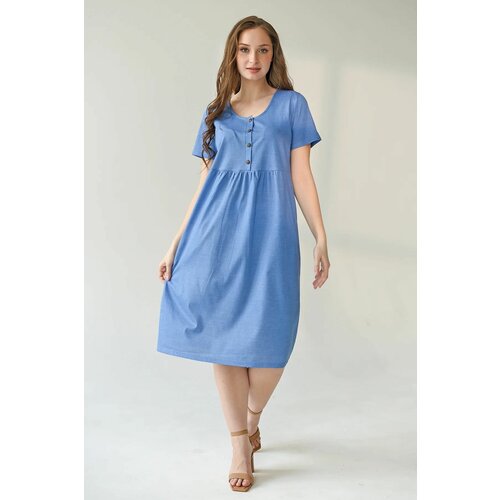 Платье размер 52, голубой