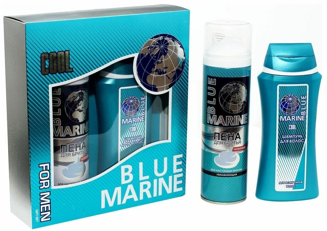 FESTIVA Набор Blue Marine Cool (Шампунь 250мл+Пена для бритья 200мл)