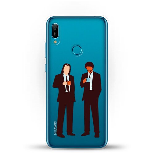фото Силиконовый чехол винсент и джулс на huawei y6 (2019) andy & paul