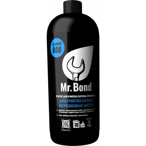 Реагент для очистки сильно загрязненных систем отопления на воде Mr.Bond Cleaner 808