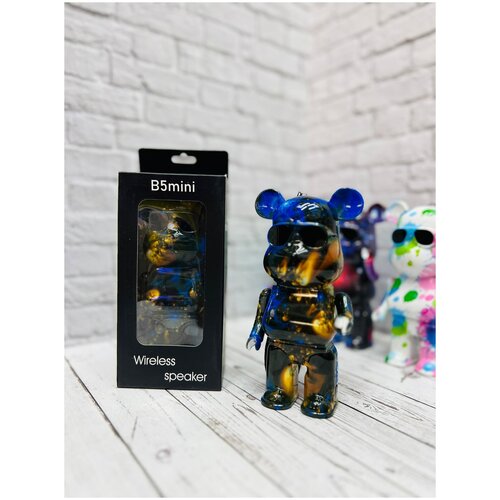 Детская беспроводная блютуз колонка брелок мишка B5 мини в подарок 210000₽