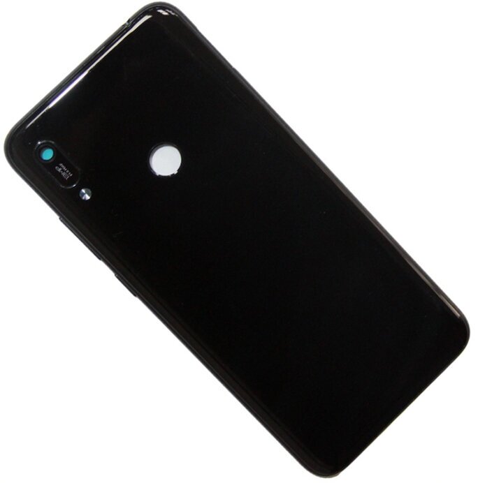 Задняя крышка для Huawei Y6 2019 Y6 Prime 2019 без рамки дисплея со стеклом камеры <черный>
