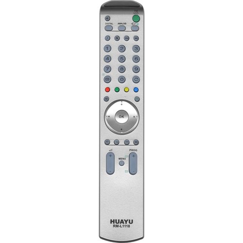 Пульт ДУ Huayu RM-L1118 для Sony, серебристый rf remote control replacement for sony tv rm ed050 rm ed052 rm ed053 rm ed060 rm ed046 rm ed044 television remote controller new