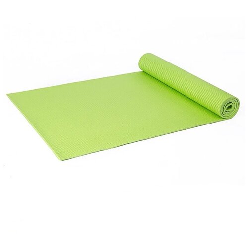 фото Коврик для йоги и фитнеса yoga mat 3 мм универсальный зеленый baziator