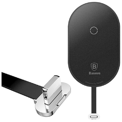 Приемник для беспроводной зарядки Baseus Microfiber Wireless Charging Receiver(For iPhone) Black WXTE-A01