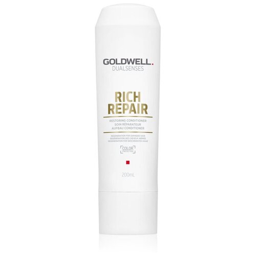 Goldwell Dualsenses кондиционер Rich repair restoring conditioner против ломкости волос, 200 мл кондиционер для волос goldwell кондиционер для волос восстанавливающий dualsenses rich repair restoring conditioner