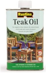 Масло Rustins Teak Oil, бесцветный, 1 л