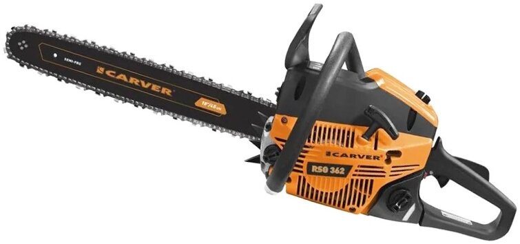 Пила цепная бензиновая Carver RSG 362 01.004.00049, 2400 Вт/3.2 л. с