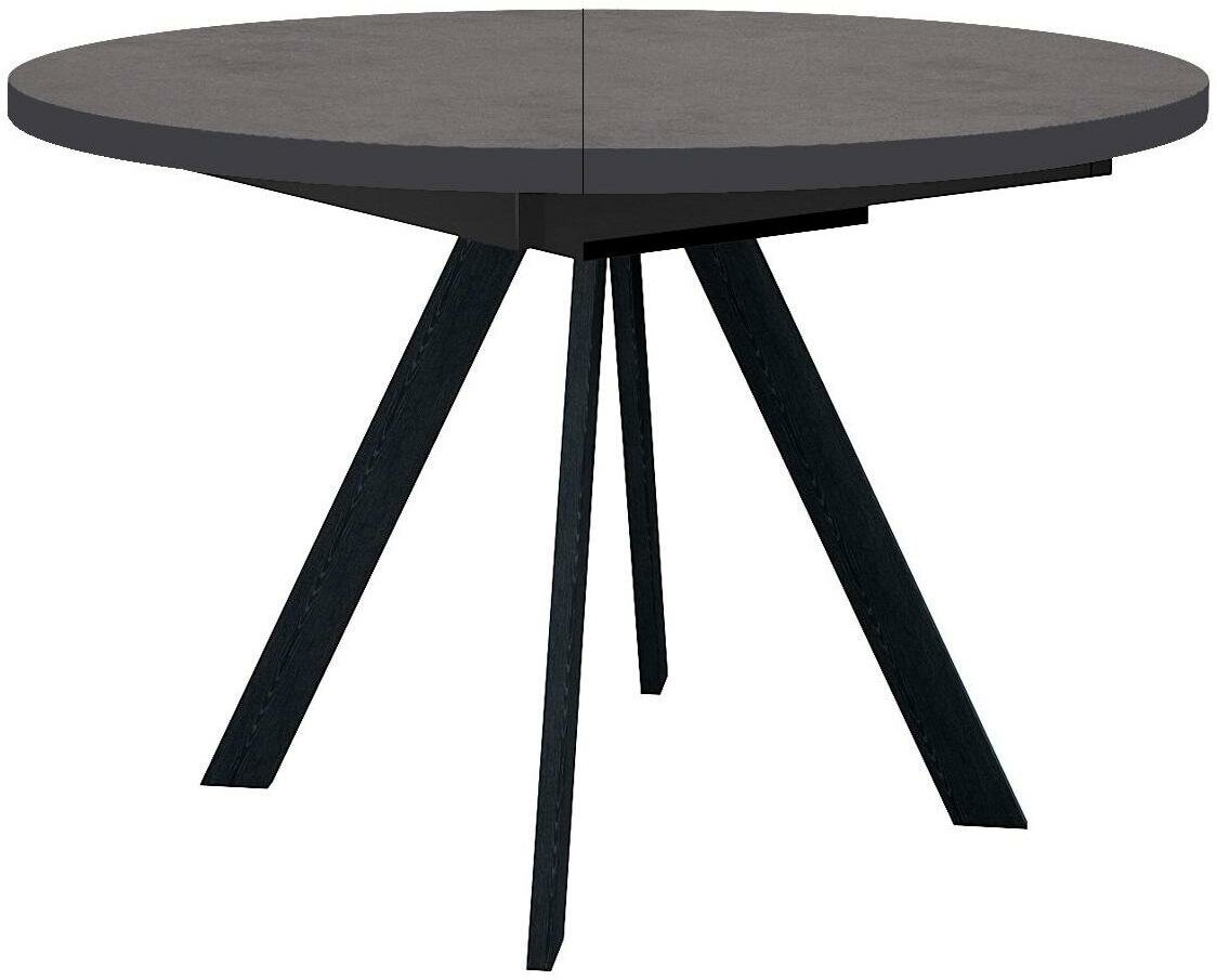 фото Стол DikLine RD100 Хромикс бронза/опоры черные