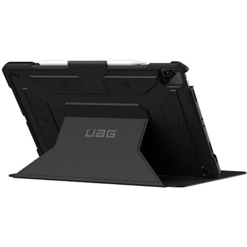 Чехол UAG Metropolis для iPad Pro 12.9 (5th Gen, 2021), черный (Black) противоударный чехол книжка uag metropolis для ipad pro 11 2020 air 10 9 2018 2022 черный