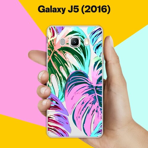 Силиконовый чехол на Samsung Galaxy J5 (2016) Яркая пальма / для Самсунг Галакси Джи 5 2016 силиконовый чехол на samsung galaxy j5 2016 набор 11 для самсунг галакси джи 5 2016