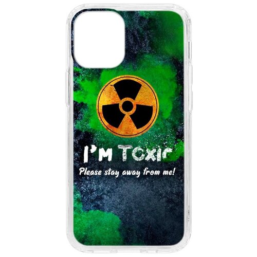 фото Чехол на iphone 12 mini kruche print toxic кruче