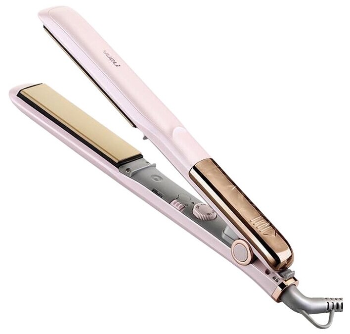 Выпрямитель для волос Yueli Hot Steam Straightener Pearl White