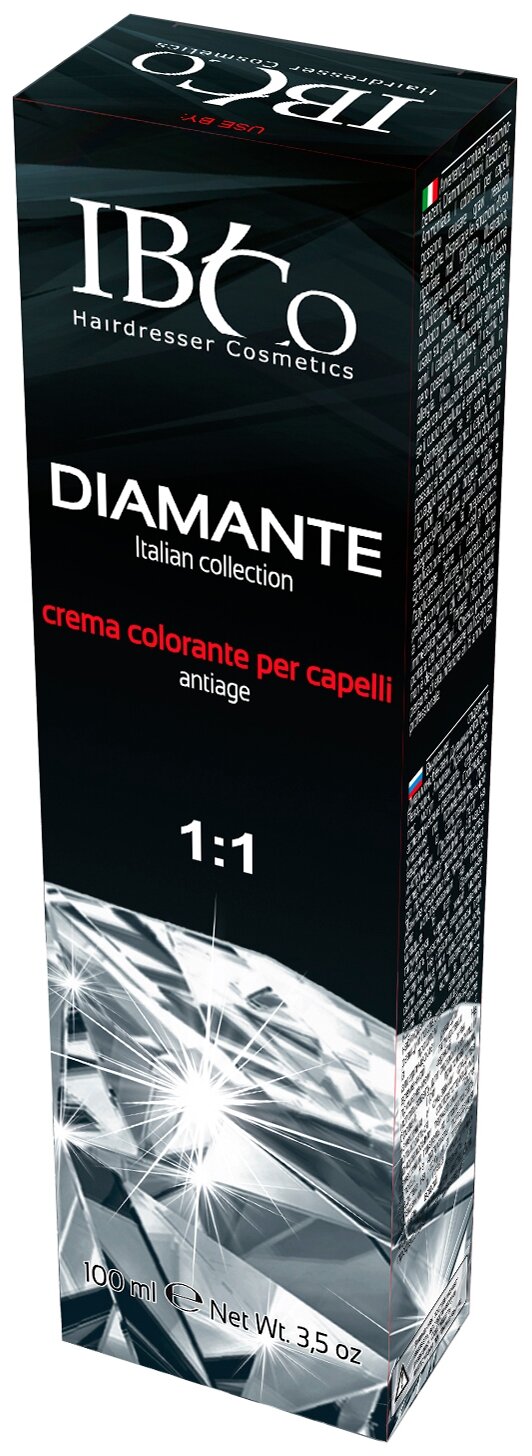 IBCo DIAMANTE Крем-краска Argan Oil, 9/16 очень светлый блондин пепельно-перламутровый, 100 мл
