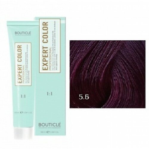 Bouticle Expert Color крем-краска для волос, 5.6 светлый шатен фиолетовый, 100 мл