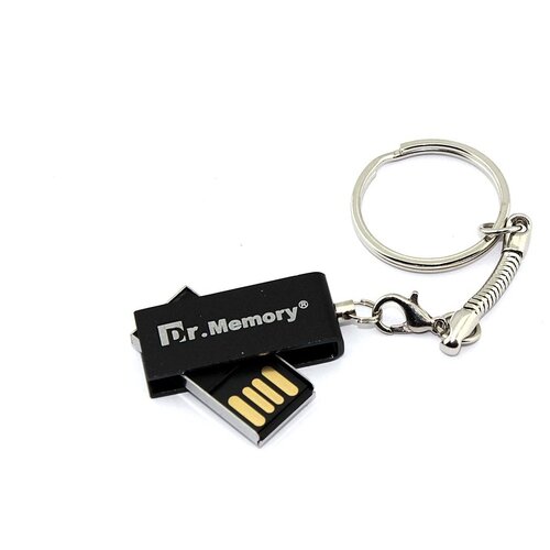 Флешка USB Dr. Memory 005 8Гб, USB 2.0, серебристый