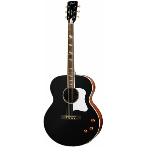 cj retro vbm cj series электро акустическая гитара черная cort CJ Series Электро-акустическая гитара, черная, Cort CJ-Retro-VBM