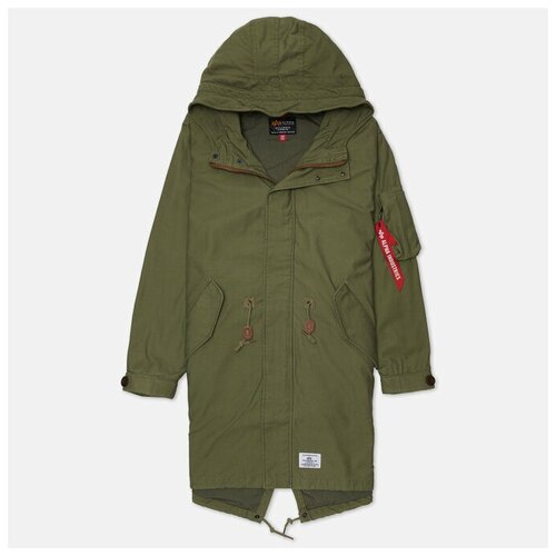 Мужская куртка парка Alpha Industries Fishtail Gen II оливковый, Размер S