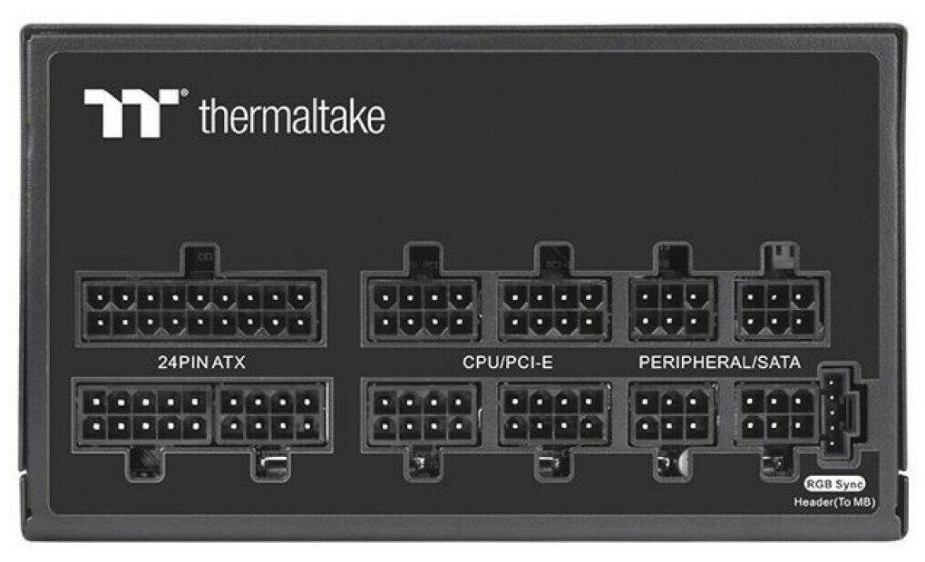 Блок питания THERMALTAKE Toughpower GF1 ARGB, 850Вт, 140мм, черный, retail [ps-tpd-0850f3fage] - фото №8