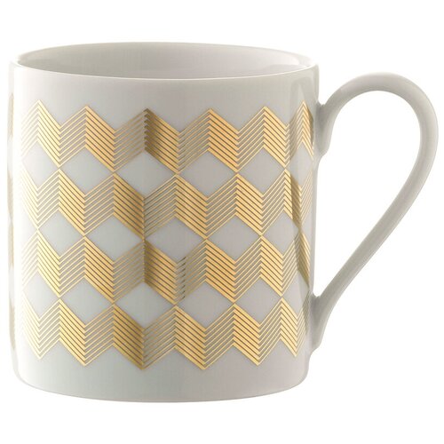Кружка Signature, Chevron, 340 мл, золото, LSA International, P035-12-145