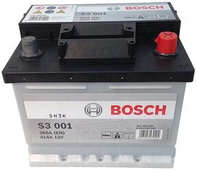 Автомобильный аккумулятор Bosch S3 001 (0 092 S30 010)