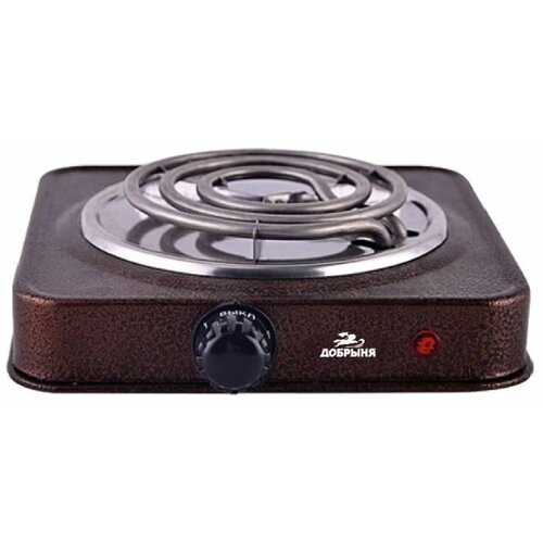 Электрическая плита добрыня DO-2205 1000 Вт 1 конфорка коричневый 109300₽