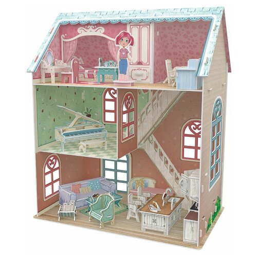 Пазл CubicFun Дом пианиста (P684h), 105 дет., 17х29х33 см, бежевый