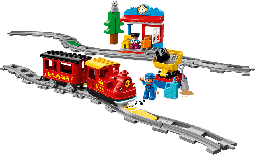 Конструктор LEGO DUPLO 10874 Конструктор Поезд на паровой тяге