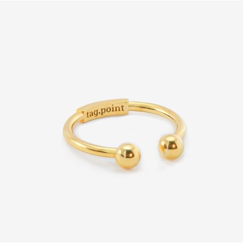 Кольцо, бронза, золочение, ручная работа, золотой