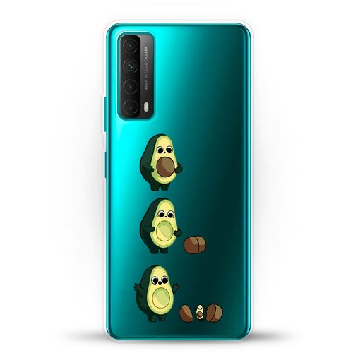фото Силиконовый чехол авокадо из авокадо на huawei p smart 2021 andy & paul