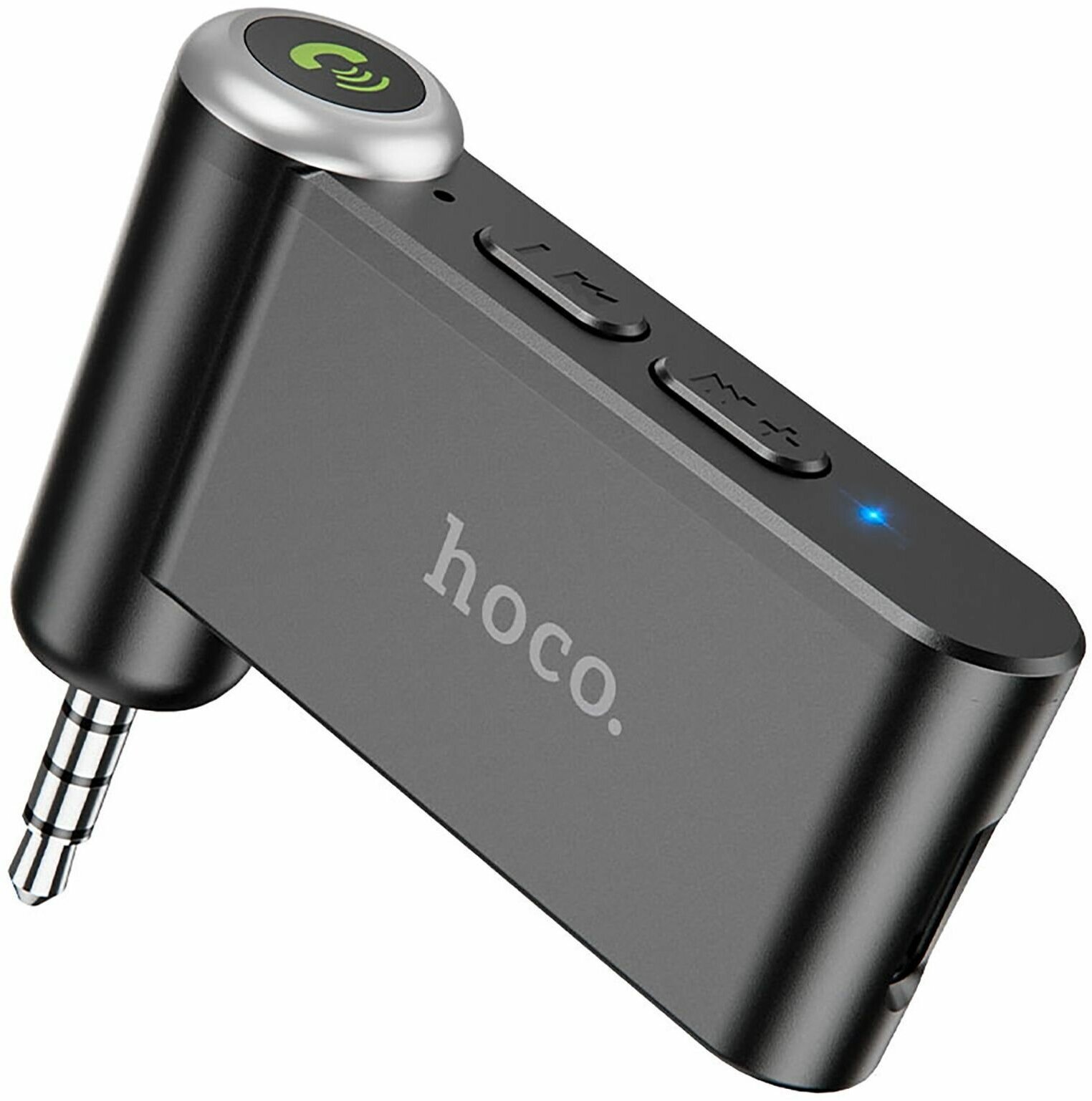 Bluetooth адаптер - Hoco E58 Magic, разъем 3.5, время работы до 8 часов, черный, 1 шт.