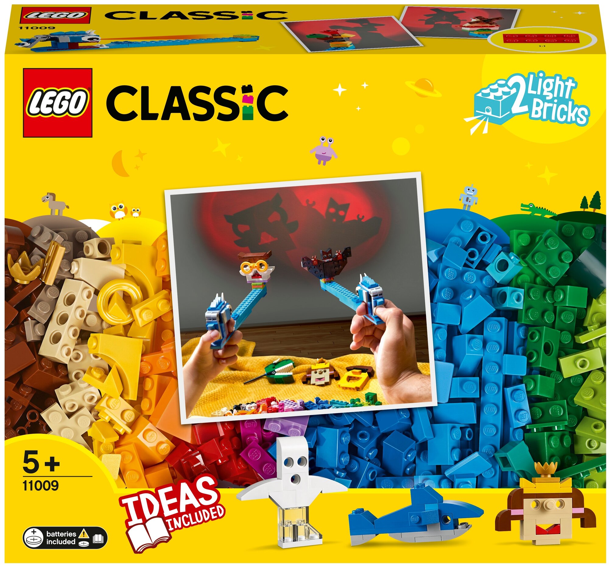 Конструктор LEGO Кубики и освещение (11009)