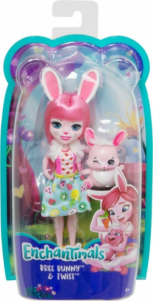 Кукла Mattel Enchantimals Бри Кроля с питомцем Твист